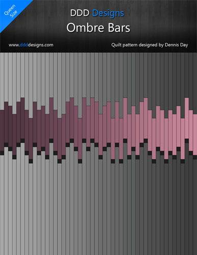 Digital Download of the Ombre Bars Pattern